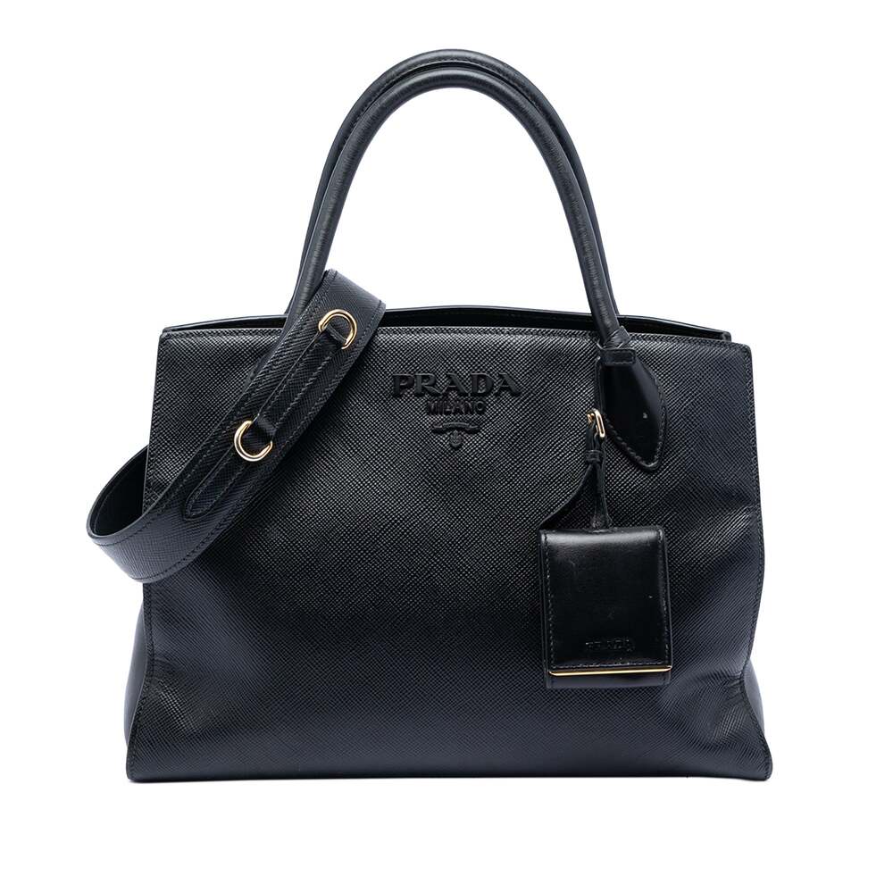 Prada Monochrome Tote Saffiano With #250656P13B
